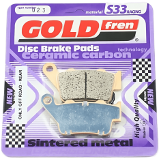 PASTILLA DE FRENO TRASERO FA213HH SINTERIZADA S33 GOLDFREN