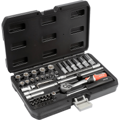 JUEGO DE DADOS 1/4 HEXAGONAL 42 PIEZAS - YATO