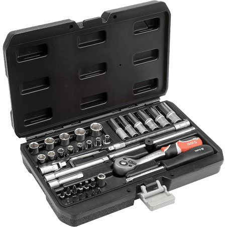 JUEGO DE DADOS 1/4 HEXAGONAL 42 PIEZAS - YATO