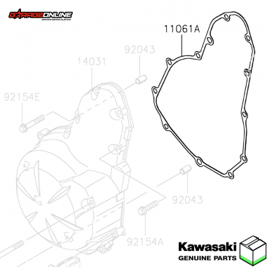 EMPAQUETADURA ESTATOR KAWASAKI VERSYS 650 Z650 NINJA 650 GENUINA