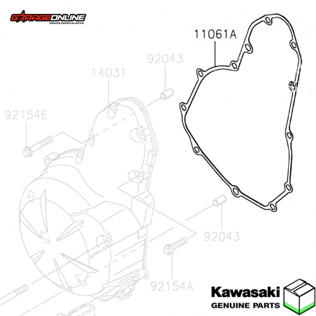 EMPAQUETADURA ESTATOR KAWASAKI VERSYS 650 Z650 NINJA 650 GENUINA