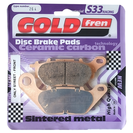 PASTILLAS FRENO DELANTERO YAMAHA R15 V2 SINTERIZADA S33 GOLDFREN