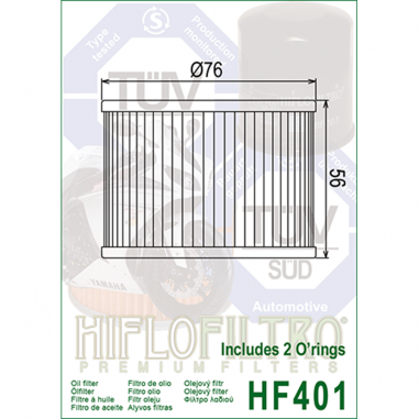 FILTRO DE ACEITE KAWASAKI NINJA 250 HIFLO