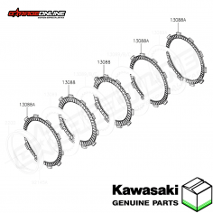 DISCOS EMBRAGUE KAWASAKI NINJA 400  NINJA 500 - Z400 Z500 GENUINOS