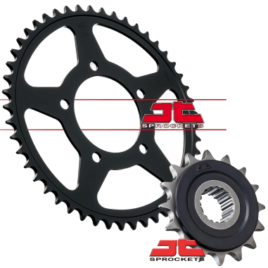 KIT PIÑON + CATALINA SUZUKI VSTROM 250 - GSX250 R - INAZUMA 250 - RELACION 14/47 - JT SPROCKETS
