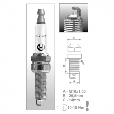 BUJIA PLATINO CR10YS BRISK (NGK LMAR9G LMAR9D-J LMAR9AI-8 LMAR9E-J SILMAR9A9S)