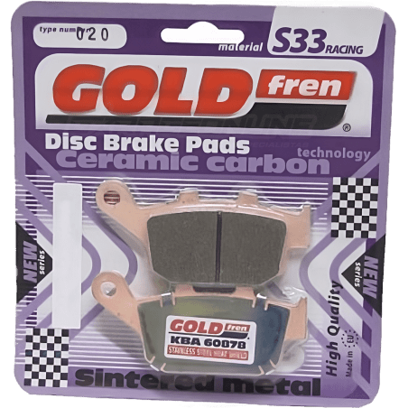 PASTILLA FRENO FA140HH SINTERIZADA S33 GOLDFREN