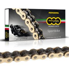 CADENA 525 DORADA JT Z3, CON XRING Y REFORZADA "SPORTBIKE"