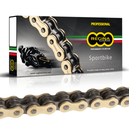 CADENA 525 DORADA JT Z3, CON XRING Y REFORZADA "SPORTBIKE"
