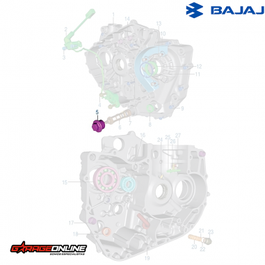 TAPON DRENAJE DE ACEITE BAJAJ