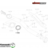 EMPAQUETADURA SOPORTE TUBO ESCAPE KAWASAKI KLR 650
