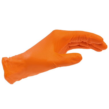 GUANTES DE NITRILO TEXTURIZADOS CAJA 50 UNIDADES WURTH