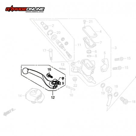 MANILLA DE FRENO HONDA CRF 250 R - CRF 450 R