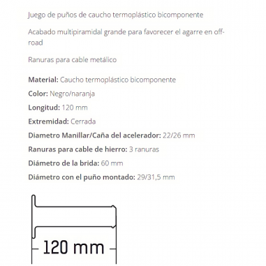 PUÑOS DOMINO A260 - OFF ROAD RACING