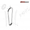 CADENA DISTRIBUCION HONDA CRF450R 2002-2008 CRF450X 2005-2017