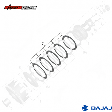 SEPARADORES DE EMBRAGUE BAJAJ 200 -  KTM 200