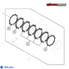 DISCOS DE EMBRAGUE BAJAJ DOMINAR 400 - KTM 250 - 390