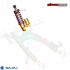 MONOSHOCK PULSAR NS 200 -  RS 200 BAJAJ GENUINO