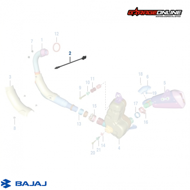 SENSOR OXIGENO BAJAJ DOMINAR 250 - DOMINAR 400 ADVENTURE GENUINO