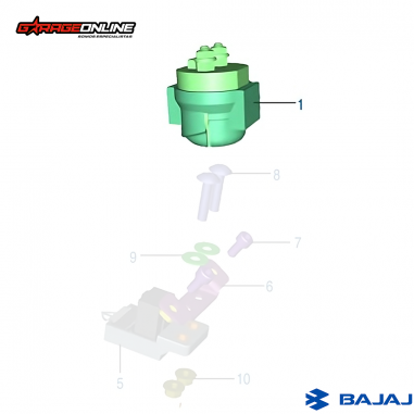 RELAY DE PARTIDA BAJAJ NS 200 RS 200 DOMINAR 400 GENUINO