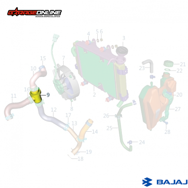 TERMOSTATO BAJAJ DOMINAR 250 DOMINAR 400 - GENUINO
