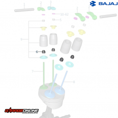 RETENES DE VALVULAS BAJAJ DOMINAR 250 DOMINAR 400 - DOMINAR 400 UG GENUINO