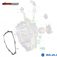 EMPAQUETADURA EMBRAGUE BAJAJ NA 150 NS 160 GENUINA