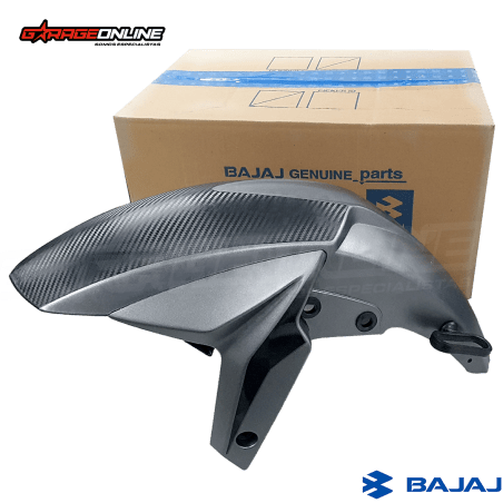 TAPABARRO DELANTERO NEGRO GRAFITO BAJAJ NS 200 GENUINO