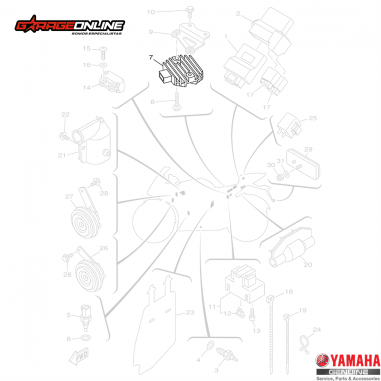 RECTIFICADOR YAMAHA YZF R15 V2 (2013-2014) GENUINO