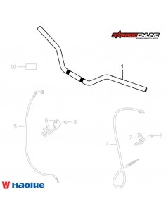 MANUBRIO HAOJUE NK150 GENUINO