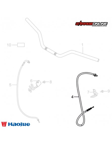 PIOLA EMBRAGUE HAOJUE NK150 GENUINO