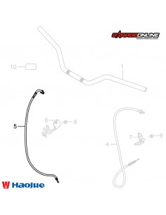 PIOLA ACELERADOR HAOJUE NK150 GENUINO