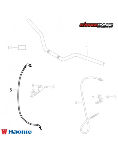 PIOLA ACELERADOR HAOJUE NK150 GENUINO