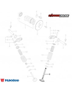 VALVULA ADMISION HAOJUE NK150 DL160 DR160S