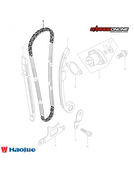 CADENA DISTRIBUCION HAOJUE NK150