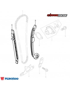 GUIAS CADENA DISTRIBUCION HAOJUE NK150 DL160 DR160S