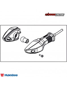 INTERMITENTE TRASERO DERECHO HAOJUE NK150 GENUINO