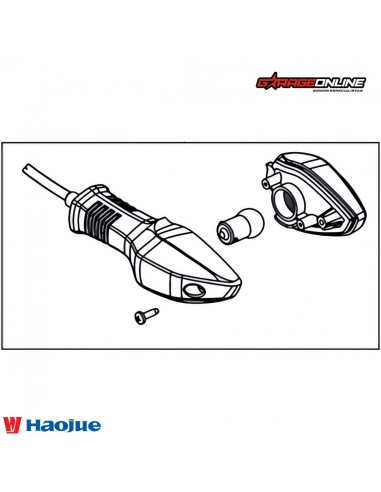 INTERMITENTE TRASERO IZQUIERDO HAOJUE NK150 GENUINO