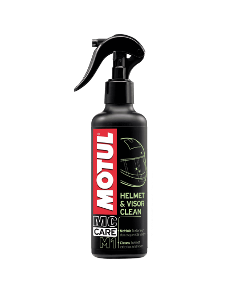 LIMPIADOR DE CASCO, MICA Y LENTES MOTUL M1 - 250 ML