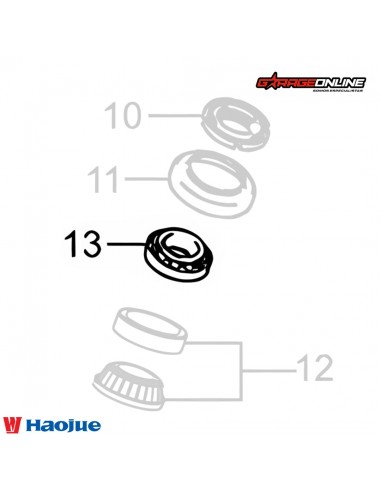 RODAMIENTO SUPERIOR DE DIRECCION HAOJUE NK150 GENUINO