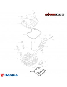 EMPAQUETADURA CULATA HAOJUE NK150 GENUINO