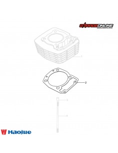 EMPAQUETADURA CILINDRO HAOJUE NK150 DL160 DR160S GENUINO