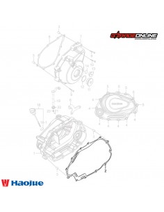 EMPAQUETADURA EMBRAGUE HAOJUE NK150 DL160 DR160S GENUINO