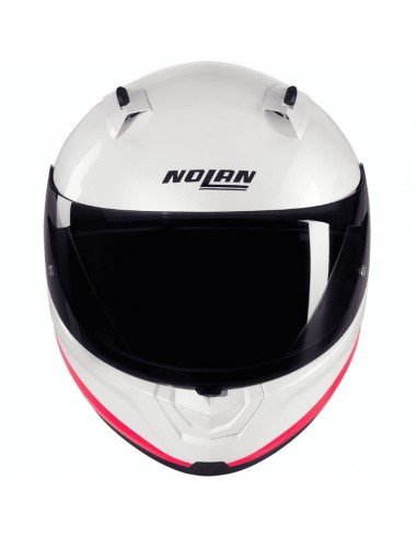 CASCO NOLAN N60-6 S SPORT VERNICATURA SPECIALE PEARL / BLACK / ORANGE