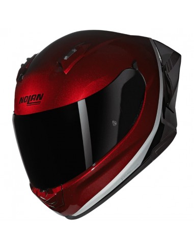 CASCO NOLAN N60-6 S SPORT VERNICATURA SPECIALE RED VISCERALE / BLACK / GREY