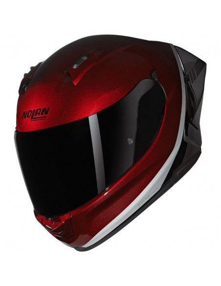 CASCO NOLAN N60-6 S SPORT VERNICATURA SPECIALE RED VISCERALE / BLACK / GREY
