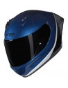 CASCO NOLAN N60-6 S SPORT VERNICATURA SPECIALE DEEP BLUE / BLACK / ARGENTO