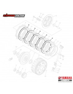 SEPARADORES EMBRAGUE YAMAHA FZ25 FZ25ABS GENUINO