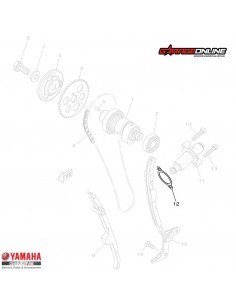 EMPAQUE TENSOR AUTOMATICO CADENA DISTRIBUCIÓN YAMAHA FZ25 FZ25ABS GENUINO
