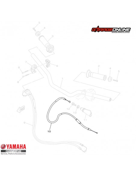 PIOLA EMBRAGUE YAMAHA FZ25 GENUINA